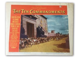 &quot;Ten CoMMAndments&quot; Original 11x14 Authentic Lobby Card Photo 1956 10 Heston - £59.77 GBP