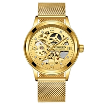  FNGEEN 6018 Automatic Mechanical Watch Bright Diamonds, Various Belt fo... - £35.38 GBP