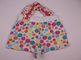 HANDMADE UPCYCLED KIDS PURSE POLKA DOT SHORTS 12X7.5 INCHES UNIQUE ONE O... - $2.99