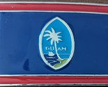 Guam Metal Belt Buckle, Vintage - $8.95