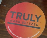 100 Truly Hard Seltzer Bar Coasters Cardboard Logo 4” New Unused - $14.85
