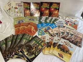 Huge lot 41 Guided reading Childrens Kids school books zoo Dinosaurs Swamp Fox - $24.70