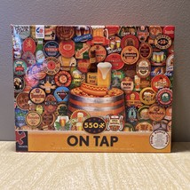 CEACO 550 piece ON TAP 24&quot; x 18&quot; Beer Collage Puzzle - for ages 12 and up  - £3.93 GBP