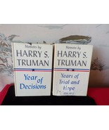 Memoirs by Harry S. Truman 2 Volume Books with dust jackets-50&#39;s - £34.95 GBP