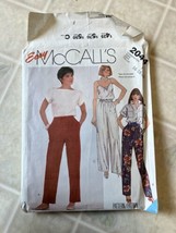 1985 Easy McCall&#39;s 2044 Misses Pants size 16 18 20 sewing pattern All Si... - £13.22 GBP