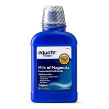 Equate Milk of Magnesia Saline Laxative, Original Flavor, 1200 mg, 26 fl... - £15.81 GBP