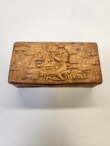 Antique 19th century German Birch Bark Snuff Box - $118.75