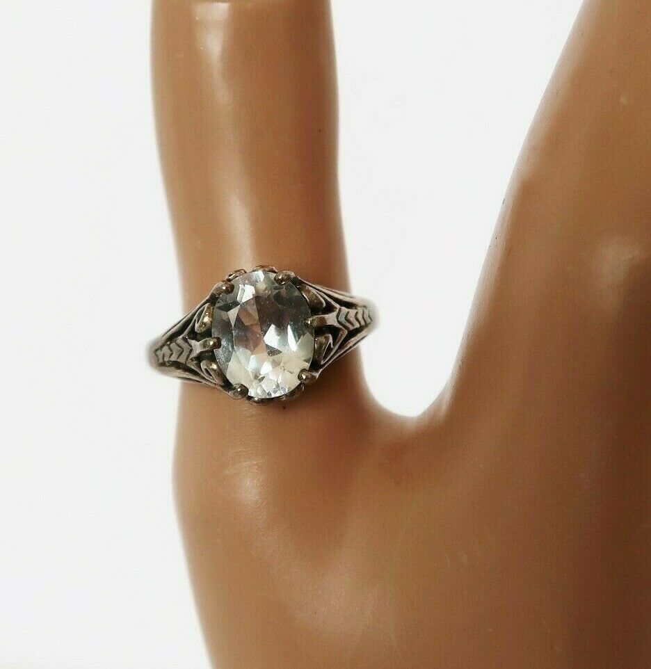 925 sterling silver Kabana white rhinestone ring - $49.99