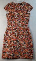 Zara Shift Dress Womens Size Small Multi Floral Sleeveless Round Neck Back Zip - £18.79 GBP