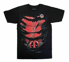 Marvel New Deadpool Costume Licensed T-Shirt  - £11.14 GBP
