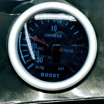 2&quot; 52mm CNSpeed Mechanical Smoked Car Analog Boost Gauge PSI with Hose P... - $29.86