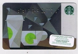 Starbucks Canada 2014 Braille Coffee Cups Gift Card No Value English French - $0.95