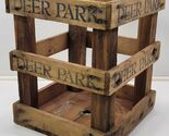 *H) Vintage Wooden Deer Park Water Bottle Crate Dunning Corporation Walp... - $98.99