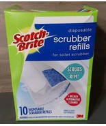 Scotch-Brite Disposable Toilet Scrubber Refills 10pk Bleach Alternative ... - $12.20