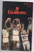 1975-76 Washington Bullets Media Guide NBA basketball - £27.02 GBP