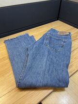 Levi Strauss 501 Medium Wash Denim Jeans Men's Size 36X32 Button Fly KG JD - $14.84