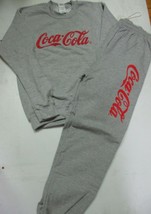 Coca-Cola Gray Jogging Set  wtih Red Coca Cola Loge   Size Small - £19.34 GBP