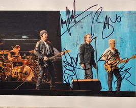 U2 Band Signed Photo X4 - Bono, The Edge, Larry Mullen Jr., And Adam Clayton W Co - £717.74 GBP