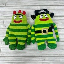 Yo Gabba Gabba Brobee Plush Pirate Stuffed Animal 8&quot; Long Spin Master Ty Lot  - $16.78