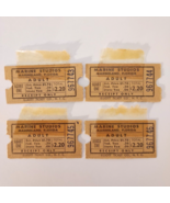 Marine Studios Marineland, Florida Ticket Stubs December 30, 1950 - £21.74 GBP