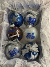 Dallas Cowboys Ornaments 6pc set - £23.98 GBP