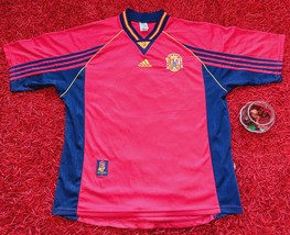 Adidas Spain National Team Camiseta 1998/99 Home Football Jersey Vintage... - £71.93 GBP