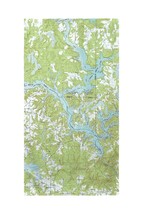 Betsy Drake Lewis Smith Lake, AL Nautical Map Beach Towel - $60.64