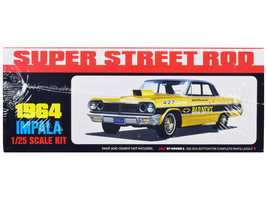 Skill 2 Model Kit 1964 Chevrolet Impala &quot;Super Street Rod&quot; 3-in-1 Kit 1/25 Scale - $53.34