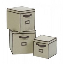 Linen Fabric Storage Boxes - €14,13 EUR