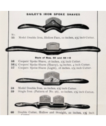 1900 Stanley Tools Iron Spoke Shaves Advertisement Victorian Wood Engrav... - $363.77 MXN