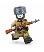 WWII Soviet Infantry PPS Submachine Gunner Custom 1pc Minifigure - $3.99