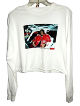 The Notorious B.I.G. Womens Small Crop Top T-Shirt Long Sleeve White Rap Hip Hop - £14.33 GBP