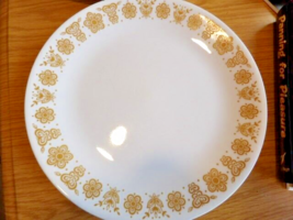 1# Vintage Corning Corelle Livingware 10 1/4” Dinner Plates Butterfly Gold - £3.57 GBP