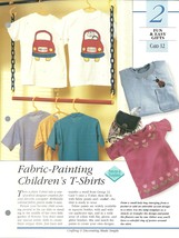 Fabric Painting Children&#39;s T-Shirts Instructional Leaflet - $1.99