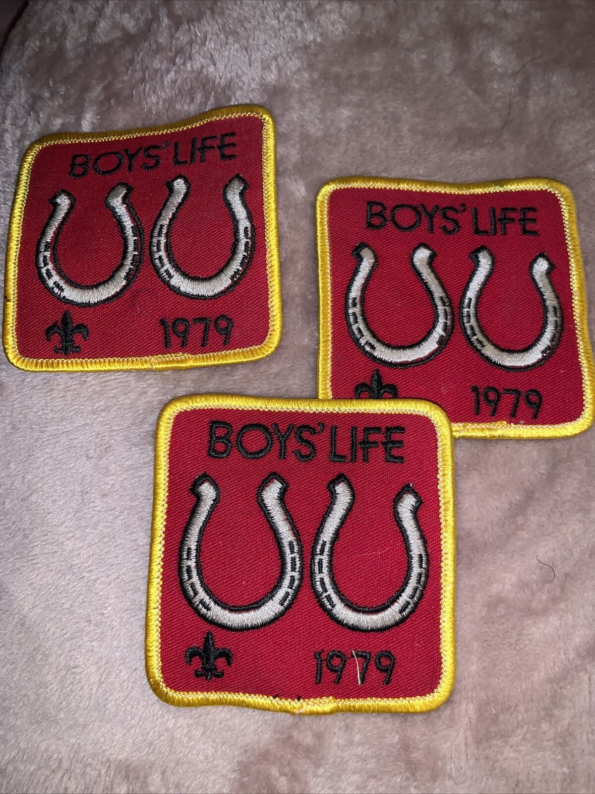 3-BOY SCOUTS/BOY&#39;S LIFE 1979 PATCH - $3.00