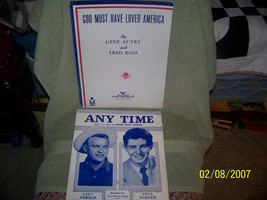 lot of {2} vintage  sheet music {country/western/swing} - £7.00 GBP