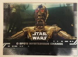 Star Wars Rise Of Skywalker Trading Card #62 C-3PO’s Mysterious Anthony Daniels - £1.62 GBP