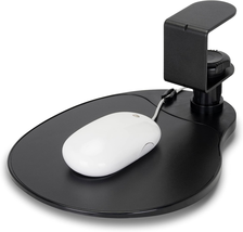 Clamp on Mouse Platform, Clip on Pad Rotating 360 Degree, Ergonomic Mouse Tray A - £26.27 GBP