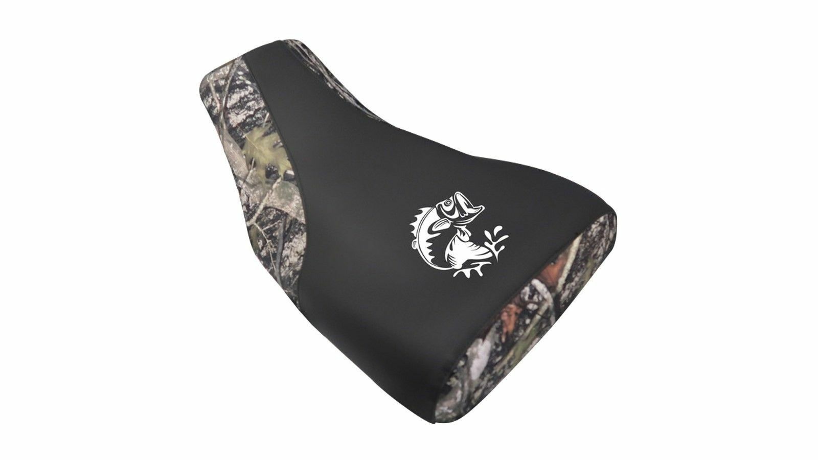 For Honda Foreman 500 Seat Cover 2001 To 2004 Fish Logo Camo Side Black