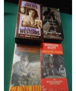 4 VHS Movies- HOLLYWOOD GREATS  Early WESTERNS- Wyatt Earp- GUNG HO-Abil... - £9.98 GBP