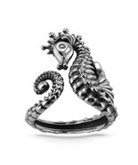 Sterling Silver Oxidized Seahorse Wrap Statement Ring for Women Ocean Je... - €77,31 EUR Sterling Silver Oxidized Seahorse Wrap Statement Ring for Women Ocean Je... - €77,31 EUR