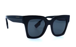 New Burberry Kitty BE4364 Black Dark Grey Authentic Sunglasses - £167.56 GBP