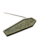 Plague Doctor 11528 Coffin Incense Stick Cone Burner Holder 10&quot; L Wood - $377.67 MXN