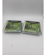 Sony CD-RW 700MB 80 min Lot Of 8 New - $241.34 MXN