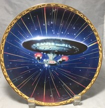 Star Trek The Voyagers USS ENTERPRISE NCC -1701-D Hamilton 8 1/8&quot; Plate ... - £7.89 GBP