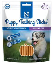 [Pack of 3] N-Bone Puppy Teething Sticks Pumpkin Flavor 3.74 oz - £27.48 GBP