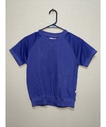 shampoodle shirt organic cotton KIDS 4-5 YEARS ORIENTAL BLUE NEW - $29.11 CAD