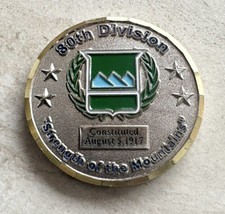 80th division (Blue Ridge Division) challenge coin from Commanding General - £31.64 GBP