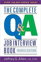 The Complete Q &amp; A Job Interview Book by Jeffrey G. Allen - Paperback - Like New - £7.88 GBP