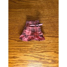 Barbie pink plaid skirt with belt Mattel - $5.70